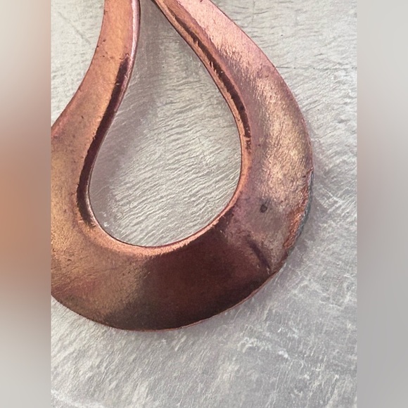 Vintage Oscar De La Renta Signed Clip Earrings Rose gold tone - Picture 8 of 10